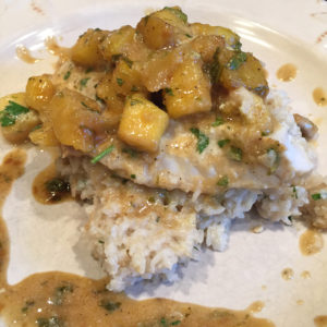 Mango-Lime fish
